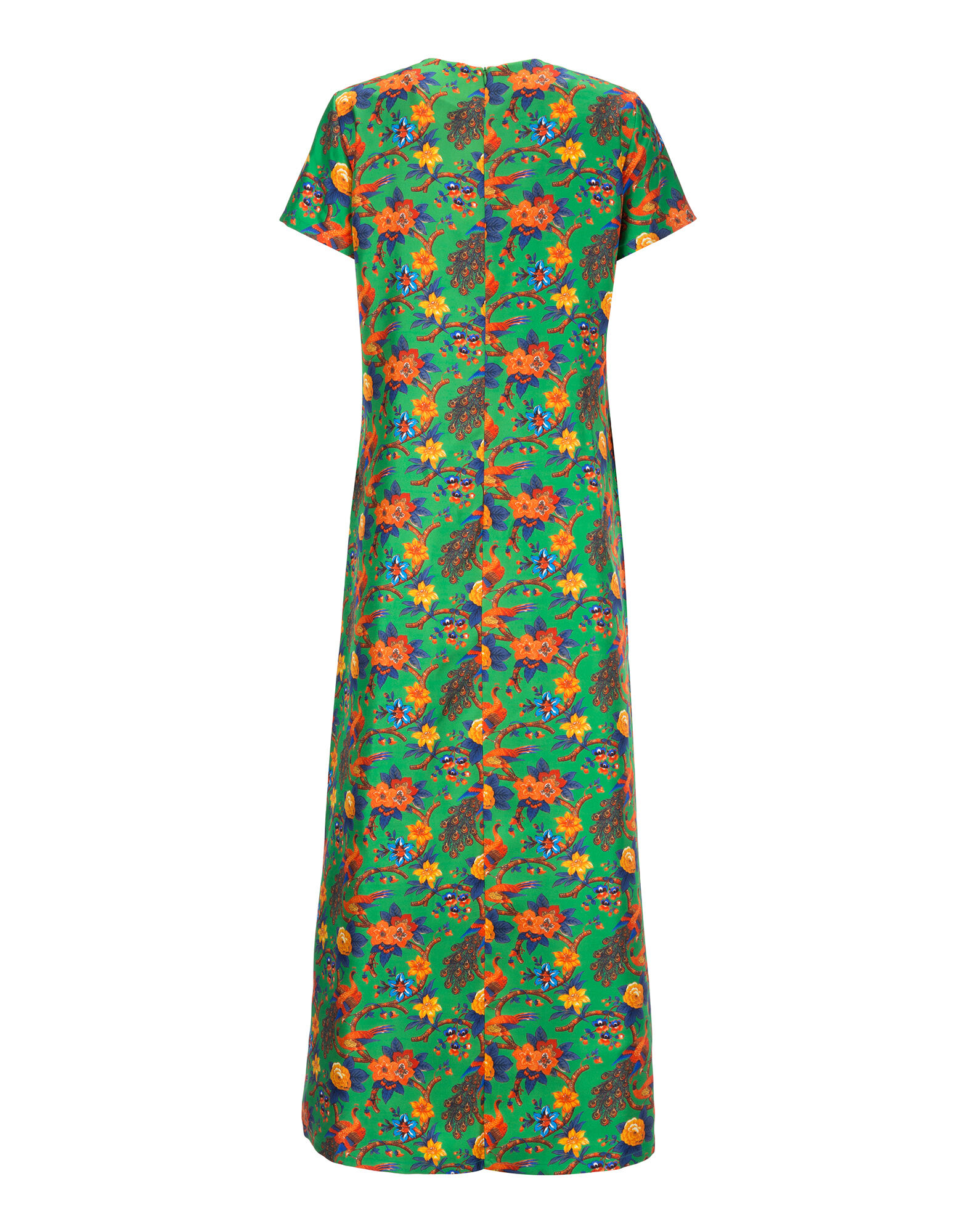 LaDoubleJ Swing Dress Pavone Verde DRE0001SIL001PAV0003