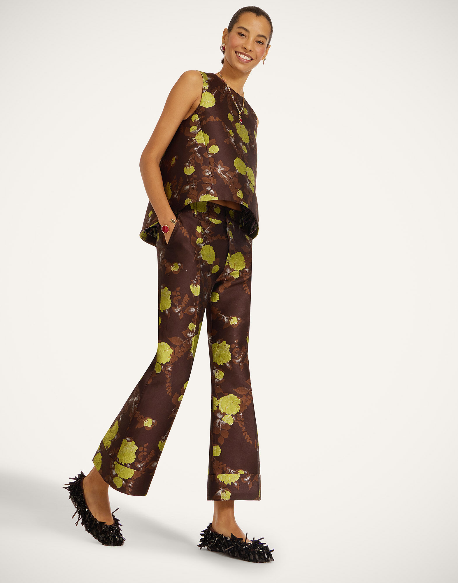 La DoubleJ Hendrix Pants Devon Brown TRO0014JCQ141DEV05BR02