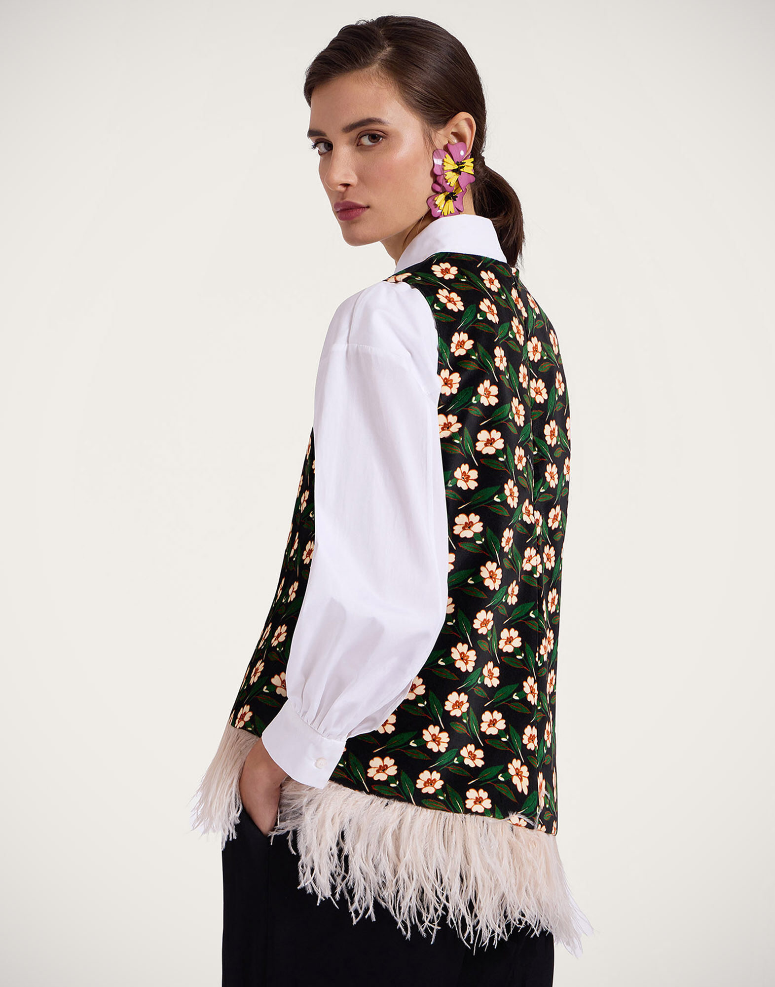 La DoubleJ La Scala Top Mayfair Black TOP0013VEL001MAY01BL01