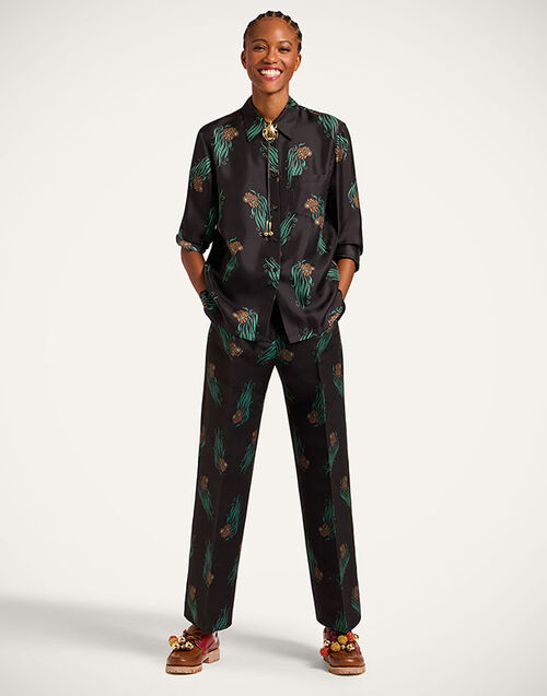 La DoubleJ Let Loose Pants Lemuria Black TRO0149CAD001LEM01BL01