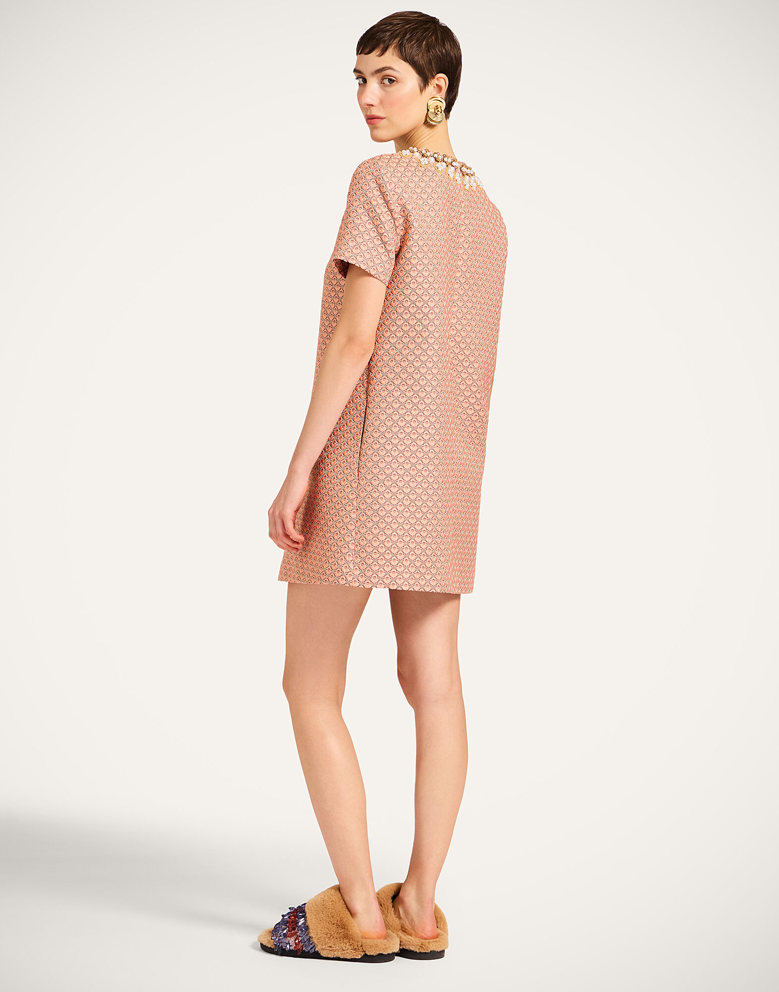 La DoubleJ Mini Swing Dress Tulip Pale Pink DRE1069JCQ088TUL05PI02