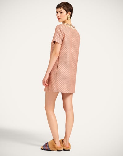 La Doublej Dresses Women - Mini Swing Dress Tulip Pale Pink XL 76%Polyester 24%Polyamide La Doublej Dresses Women - Mini Swing Dress Tulip Pale Pink XL 76%Polyester 24%Polyamide