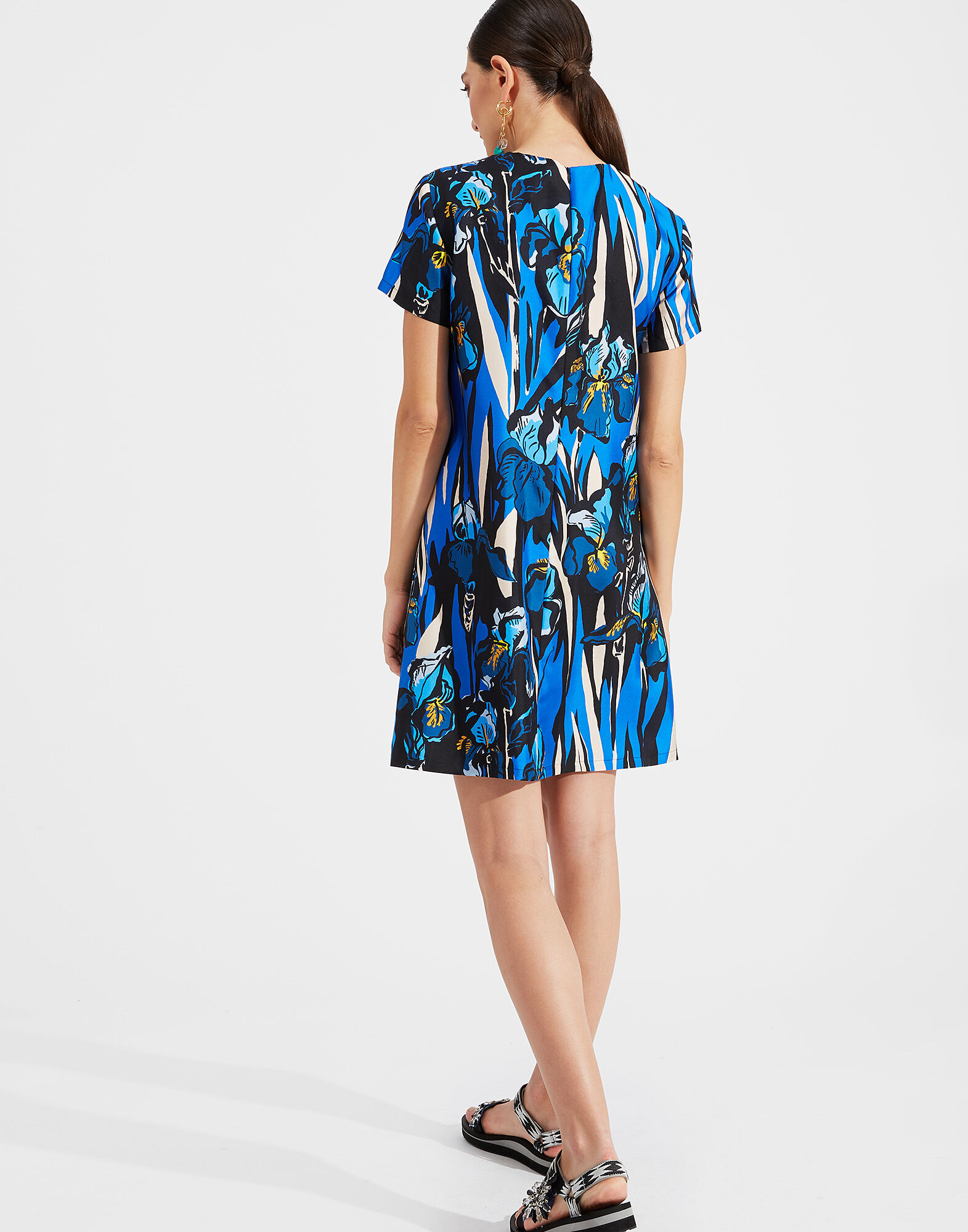 LaDoubleJ Mini Swing Dress Iris DRE0159SIL001IRI0001