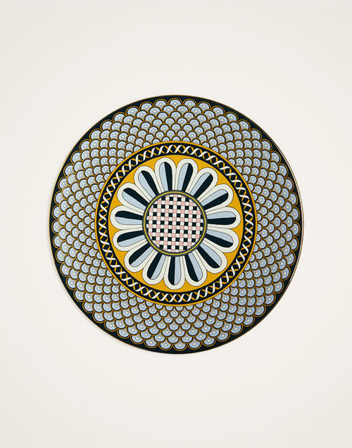 La DoubleJ Serving Platter Napoli Midnight Blue PLA0001CER001NAP04BU04