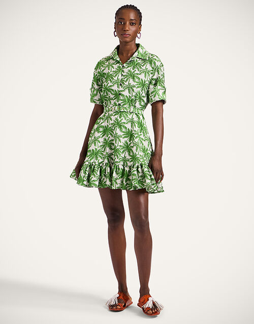 La DoubleJ San Pietro Mini Dress Tropicana White DRE0912JCQ112TRC03WH01