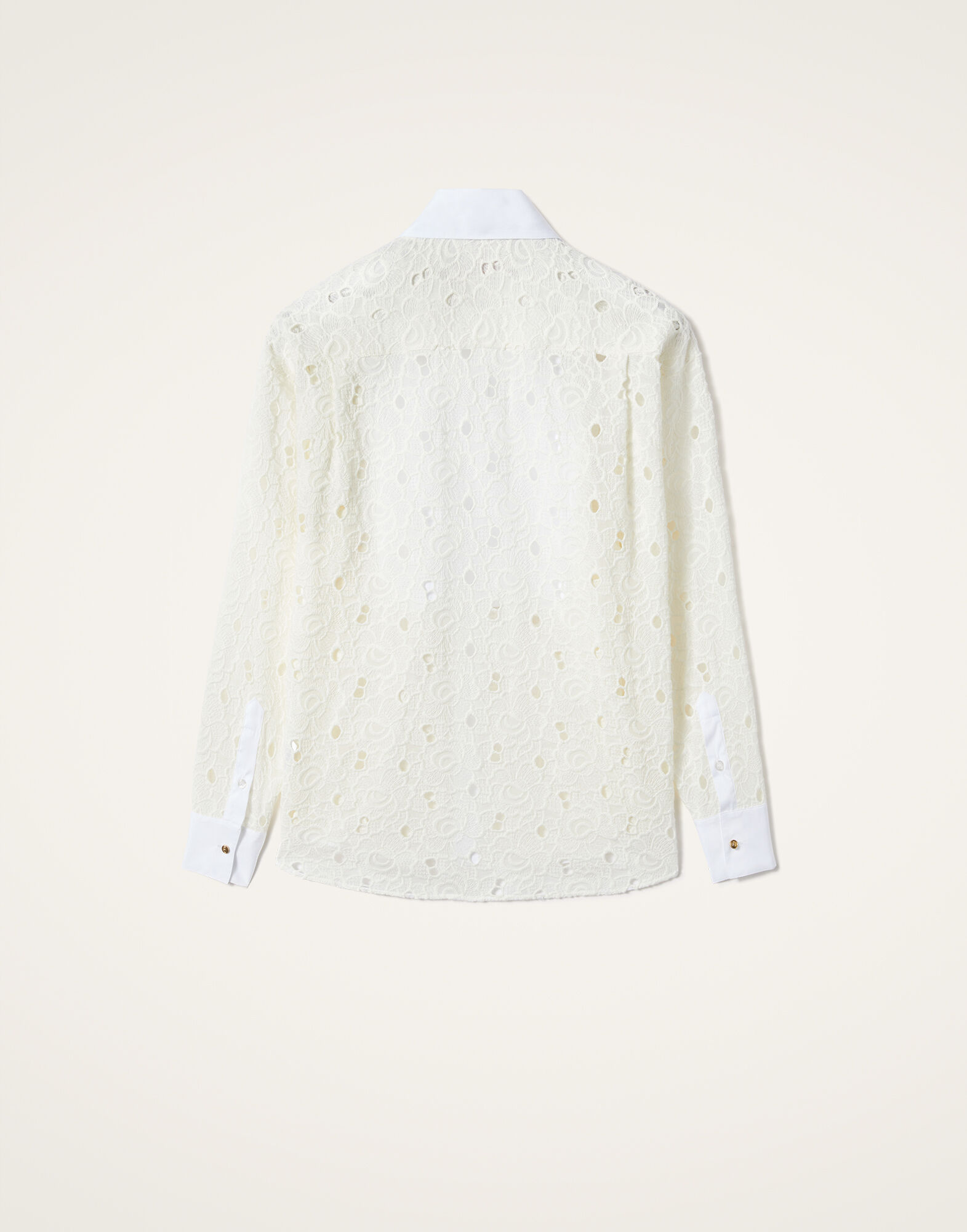 La DoubleJ Peggy Shirt Solid Ivory SHI0115EMB035SOLIDWH04