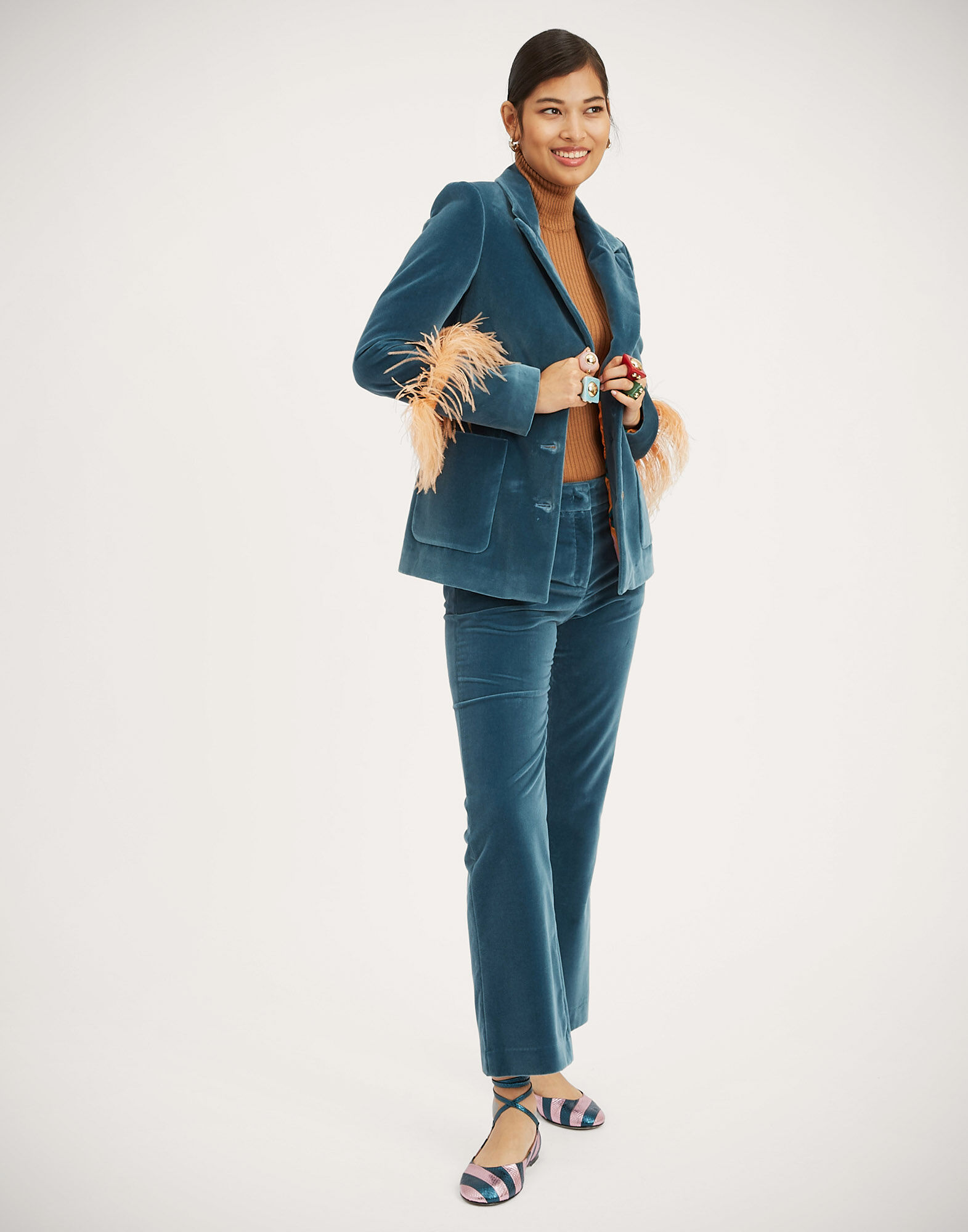 La DoubleJ 24/7 Pants Light Blue TRO0069VEL011SOLIDBU01