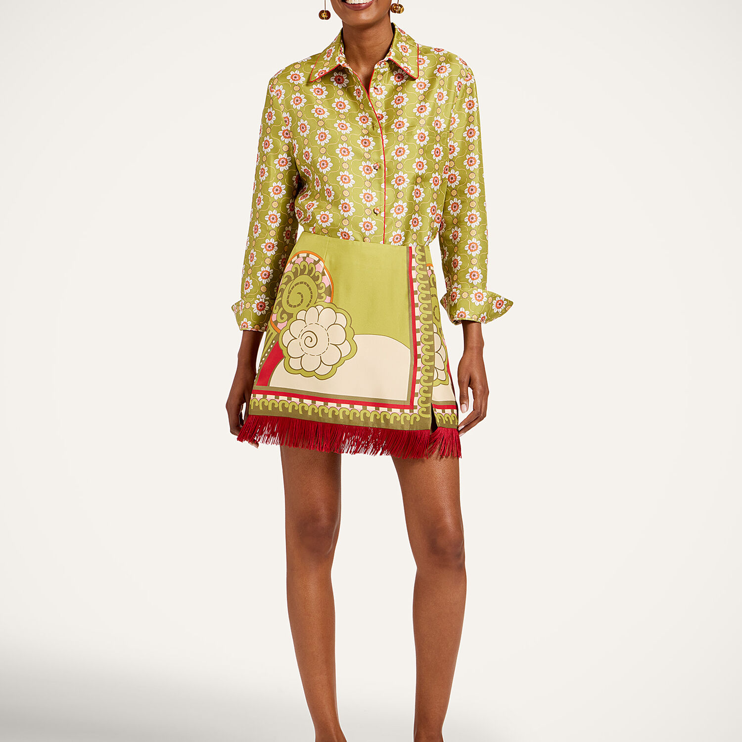 La Double J Mini Foulard Skirt | Thumbnail 7 La Double J Mini Foulard Skirt | Thumbnail 7