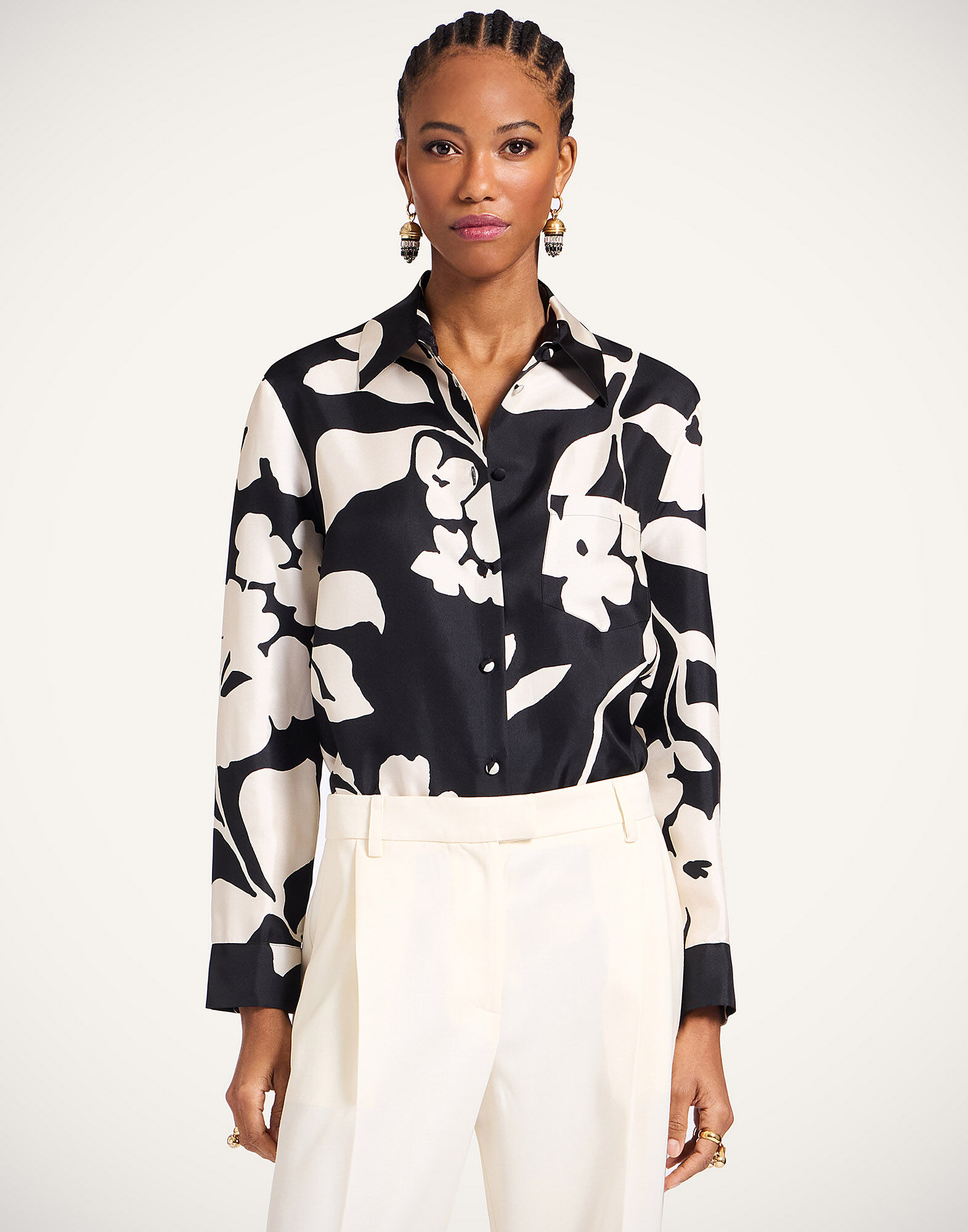 La DoubleJ Boy Shirt Winter Jasmine SHI0001SIL001WIJ0001