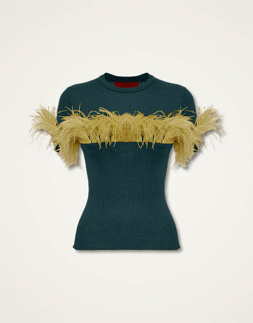 La DoubleJ High Kick Tee Green PUL0182KNI100VA216GR02