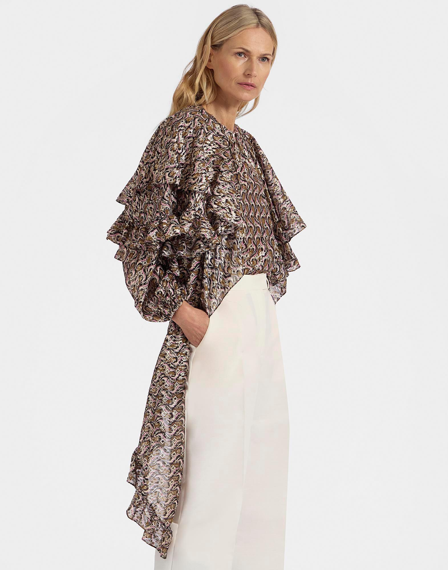 La DoubleJ Ball Drop Mini Cape Jive Pink SCA0056FCP006JIV01PI01