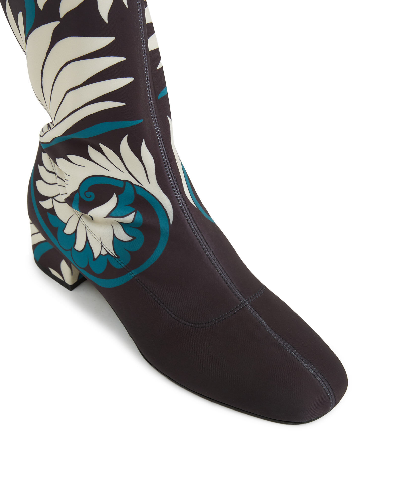 La DoubleJ Edie High Boots Mix Tiles Blue SHO0089LYC005MIX02BU07