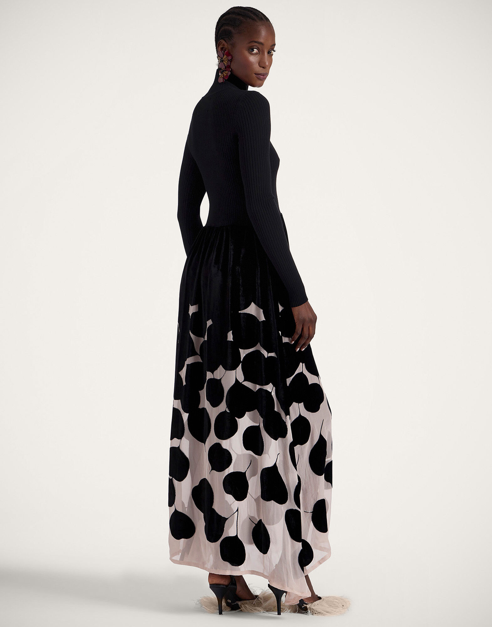 La DoubleJ Lunaria Knit Dress Lunaria Black DRE0829KNI131VA303BL01