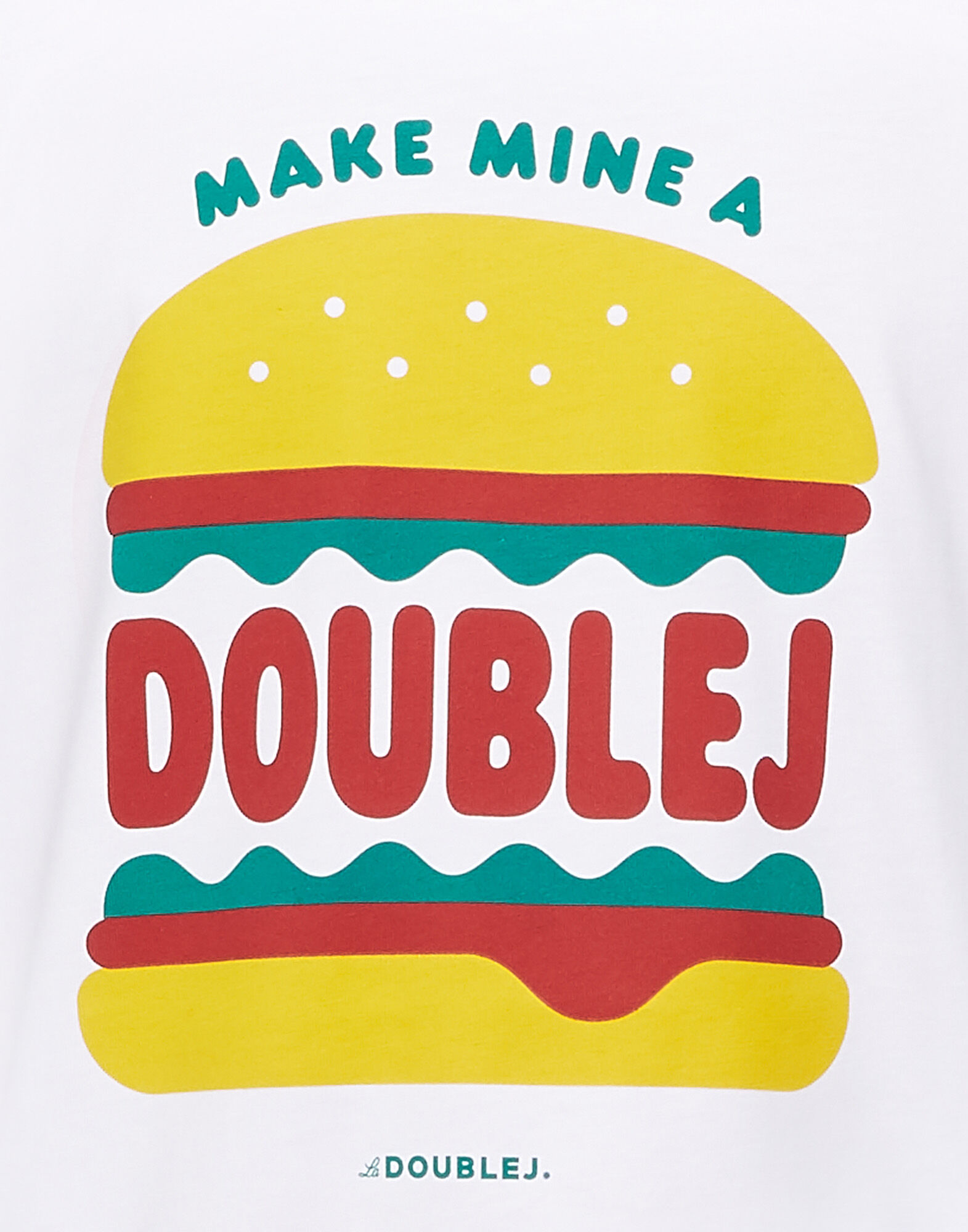 LaDoubleJ Men's Slogan T-shirt Make Mine A DoubleJ SHI0053JER010SLO0009