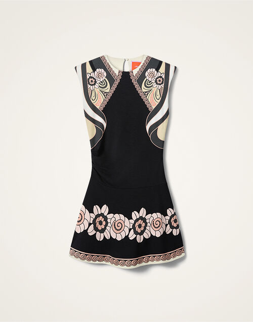 La DoubleJ Lela Mini Dress Ambrosia Plac&eacute;e Black DRE0904JER067AMB03BL01