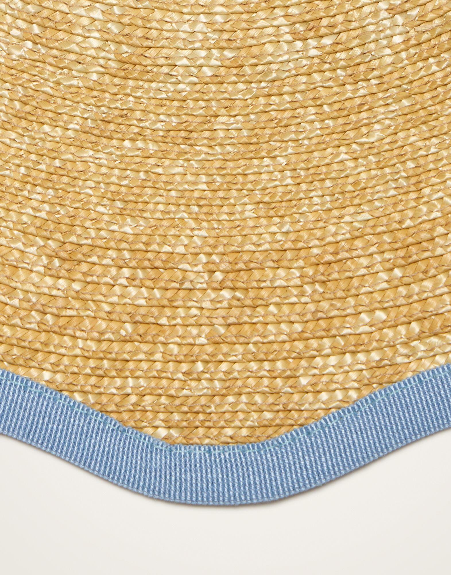 La DoubleJ Straw Cloud Placemats Set Of 2 Solid Light Blue PMT0031STR001SOLIDBU01
