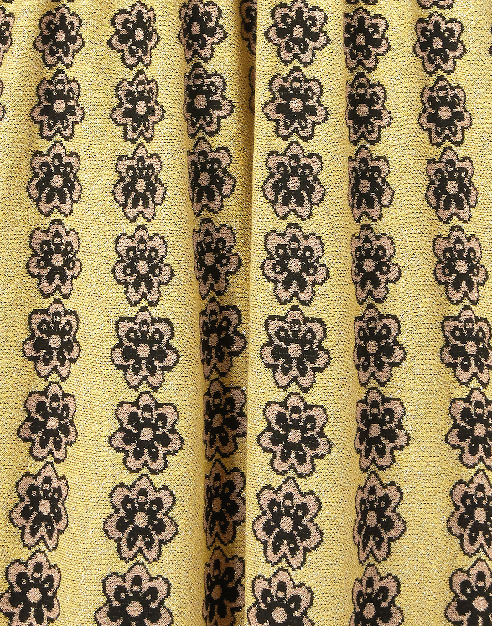 La DoubleJ Caper Dress Multicolor Gold & Pink DRE0919KNI162VA381PI01