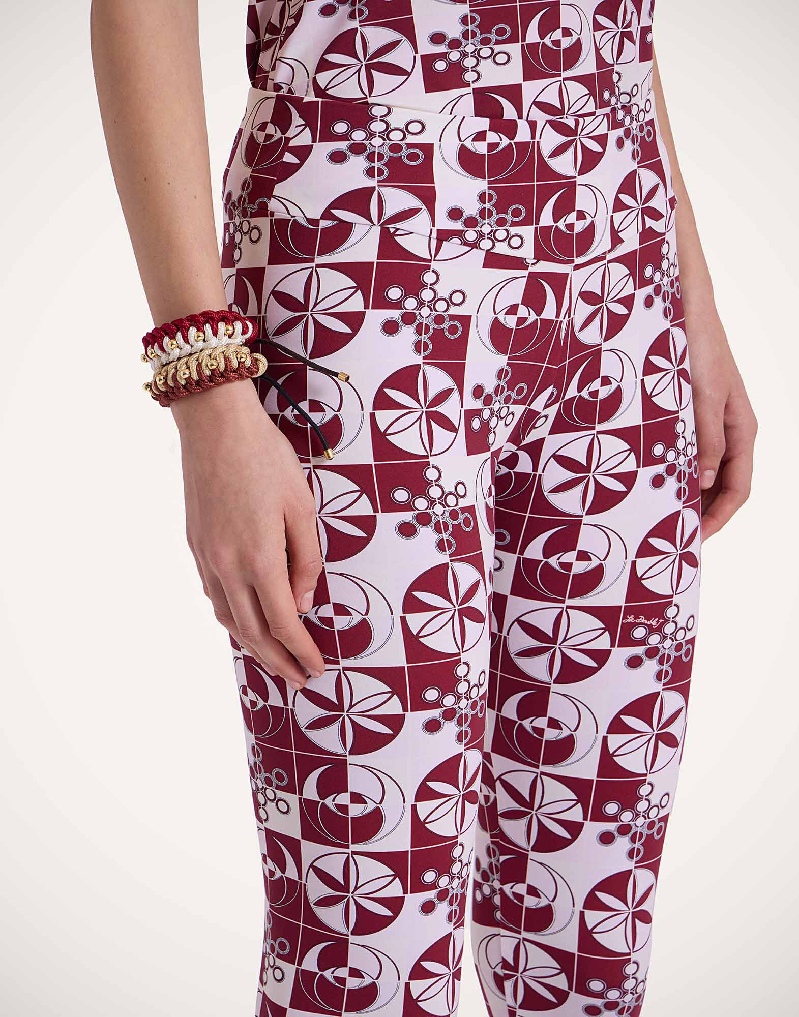 La DoubleJ Magica Leggings Eclipse Burgundy TRO0144JER049ECL01RE02