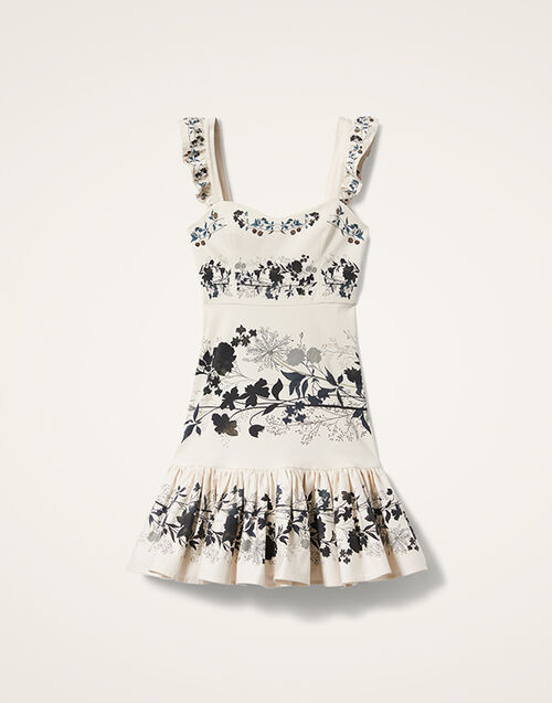 La DoubleJ Mini Gingerbread Dress Stilo Placée Ivory DRE0859COT037STI01WH04