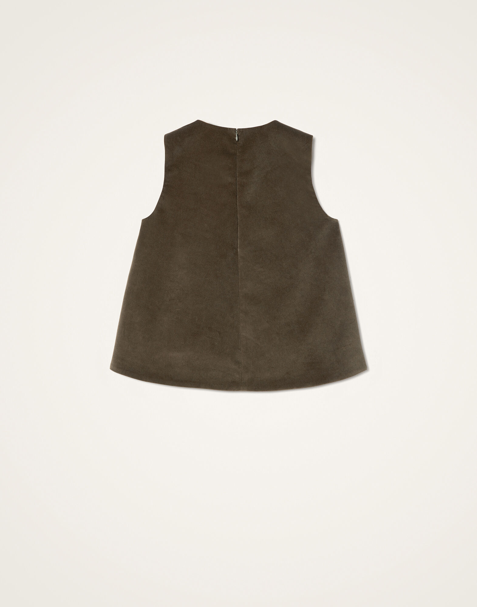 La DoubleJ La Scala Top Solid Moss Green TOP0169VEL011SOLIDGR14
