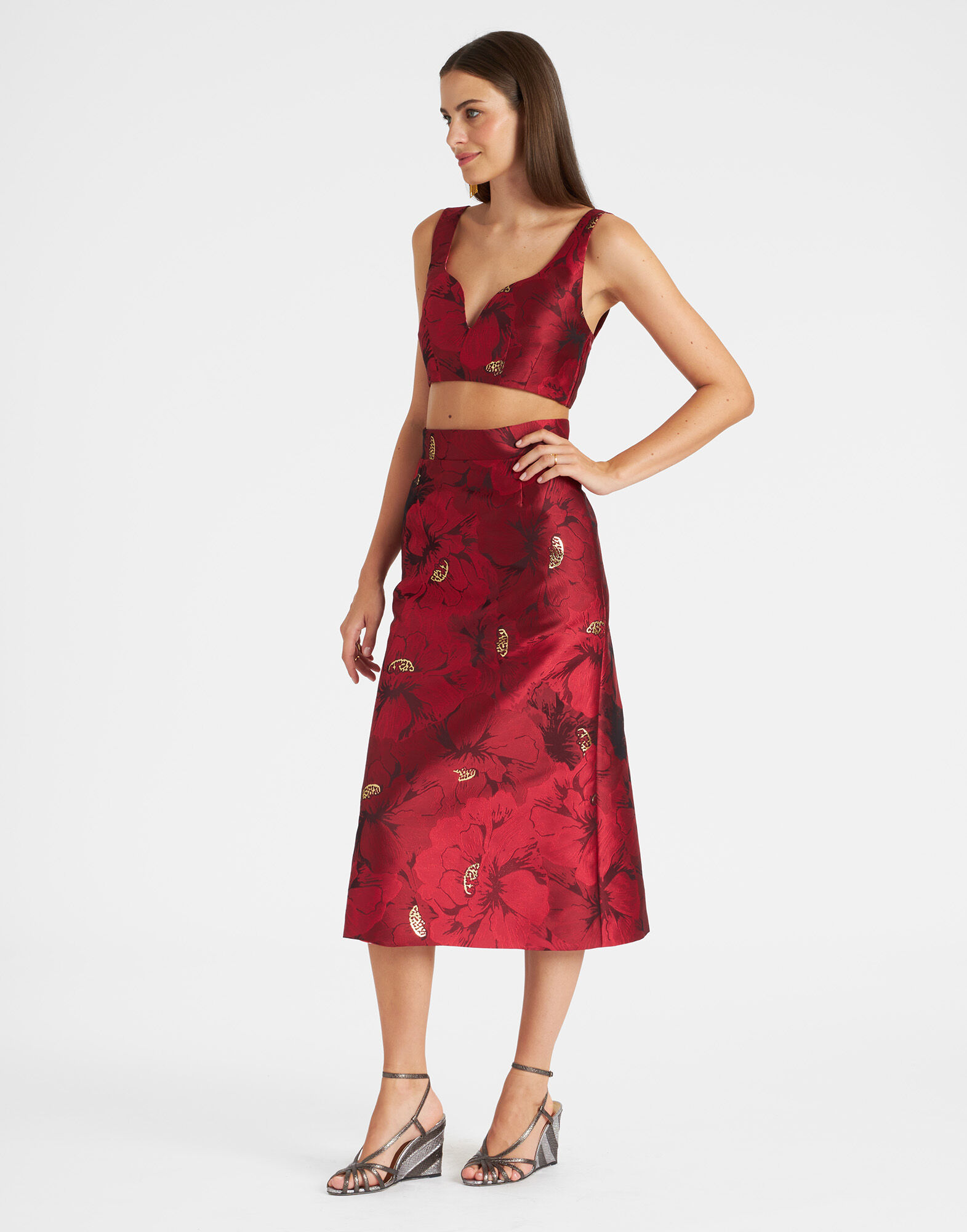 La DoubleJ Baia Skirt Ruby Red SKI0103JCQ062RUB01RE01