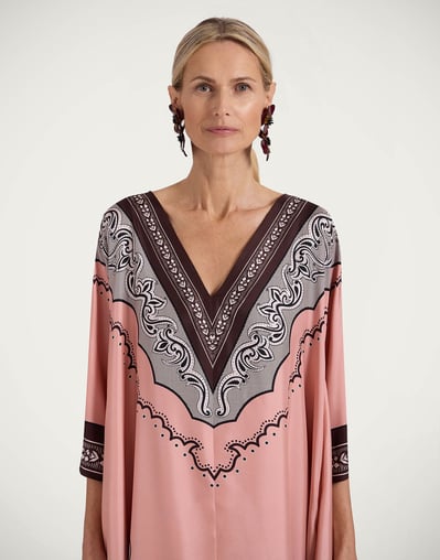 La DoubleJ Women's Muumuu Dress - Mirage Placee Pink - Size XL La DoubleJ Women's Muumuu Dress - Mirage Placee Pink - Size XL