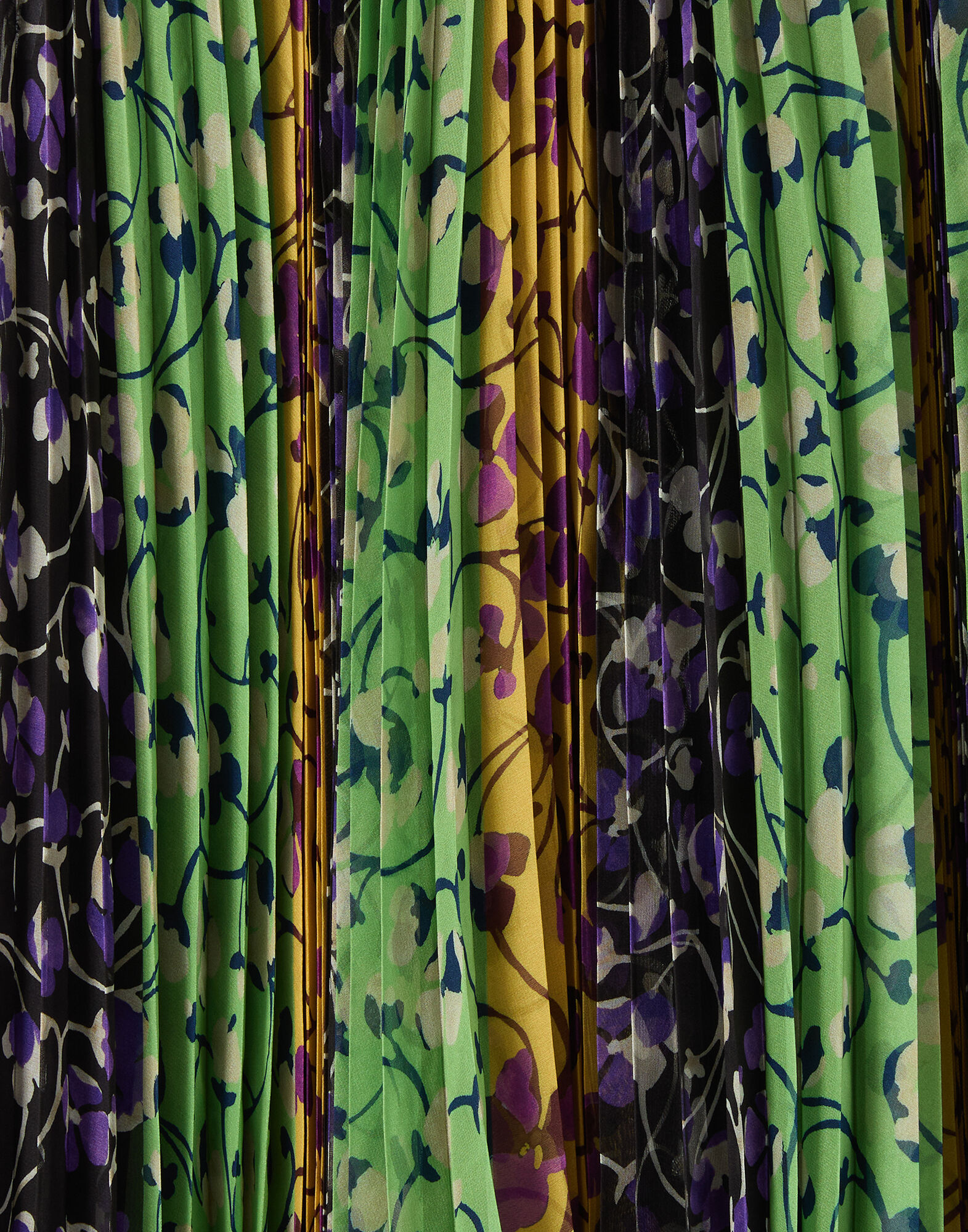 La DoubleJ Supremes Skirt Honeysuckle Tricolor Plac&eacute;e Yellow SKI0074CHF004HNY04YE02