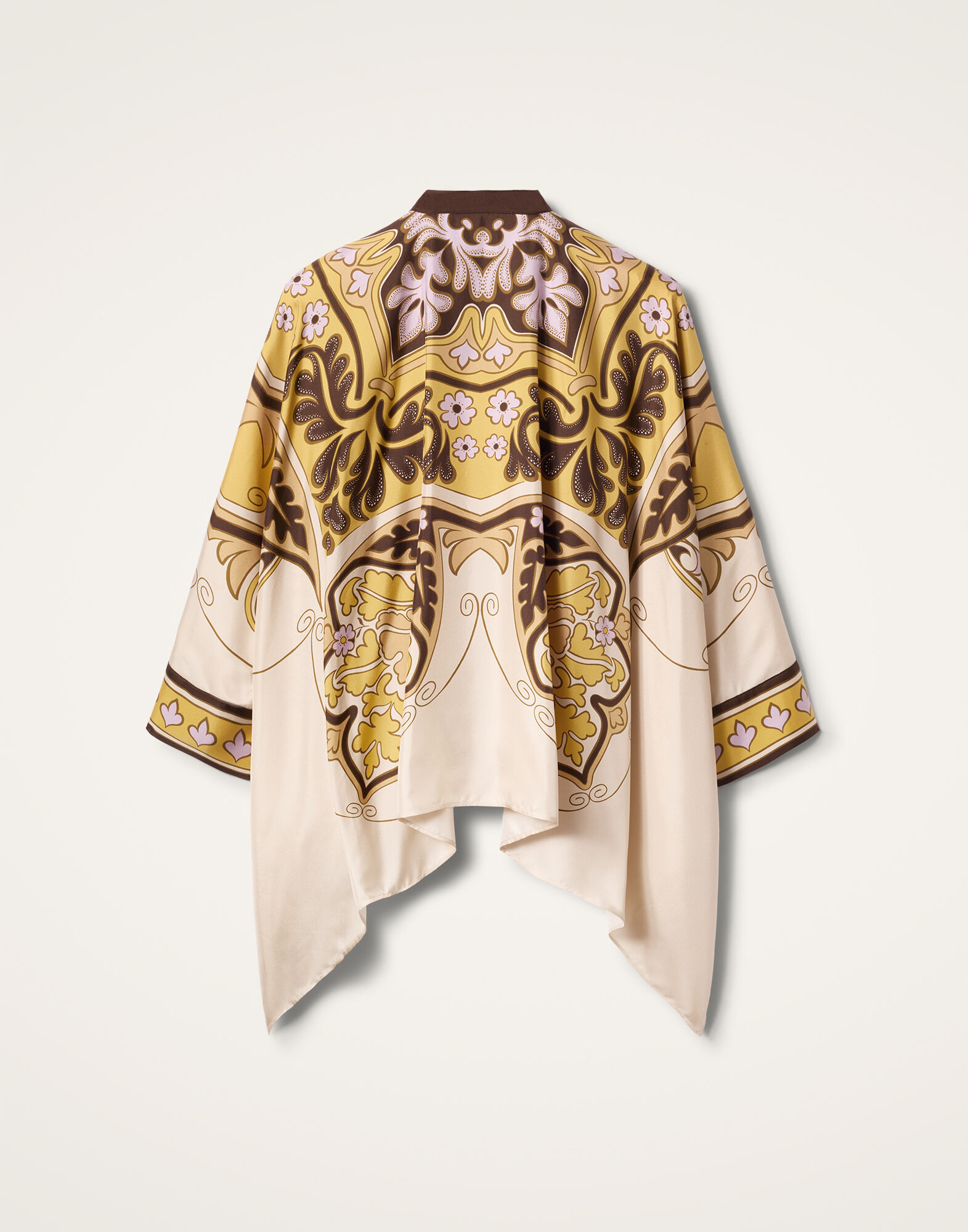 La DoubleJ Foulard Shirt Spells Plac&eacute;e Yellow SHI0059SIL006SPE01YE02