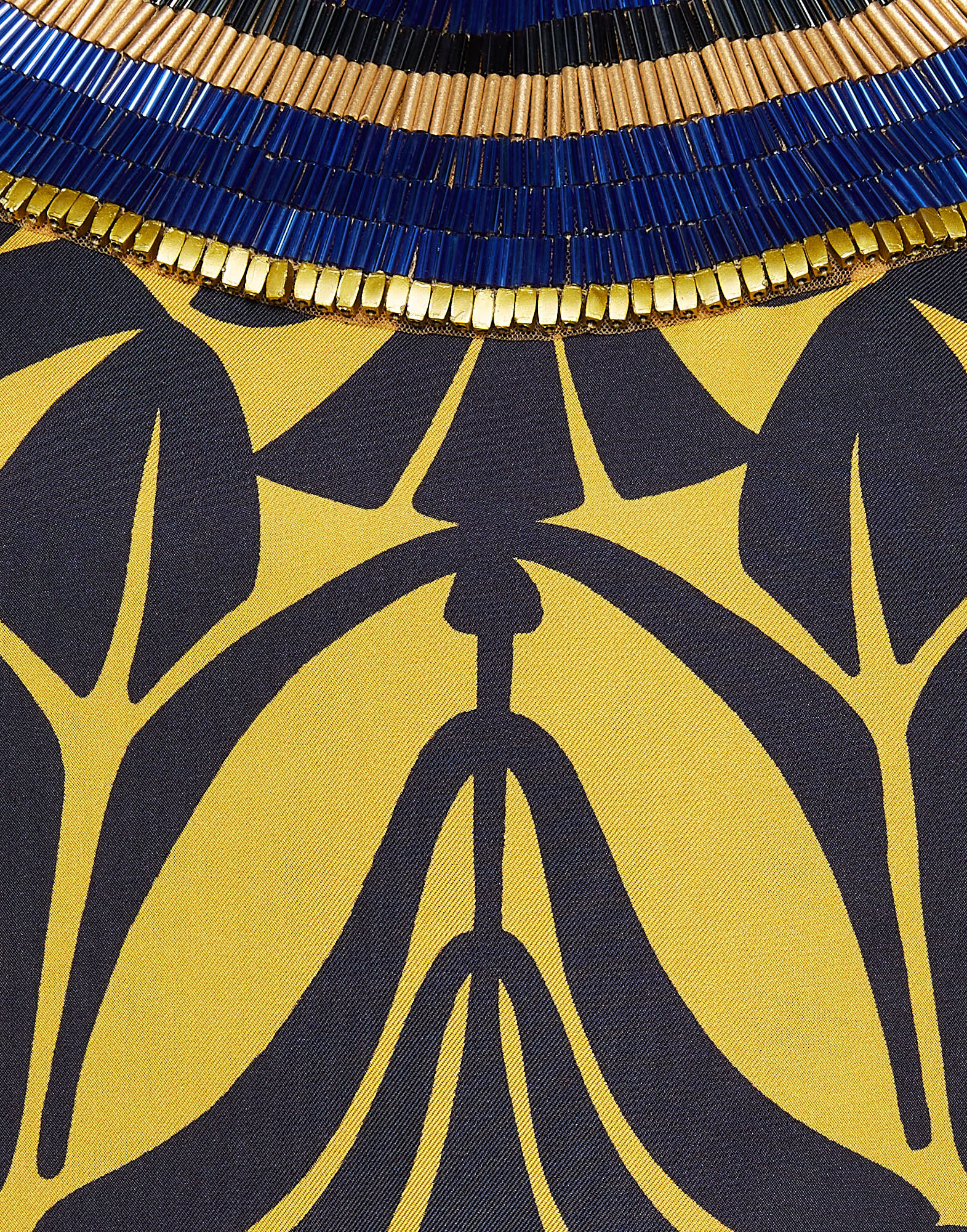 La DoubleJ Super Swing Dress Papyrus Gold DRE0601SIL001PAY01YE05