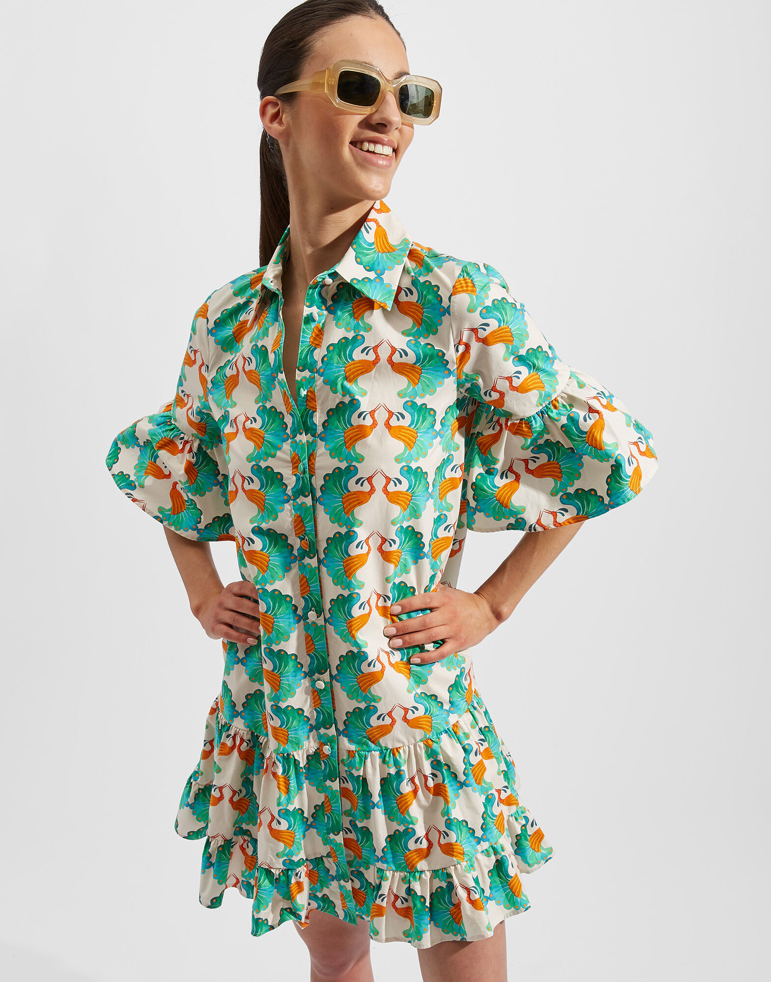 La DoubleJ Choux Dress Kissers DRE0193COT001KIS0001