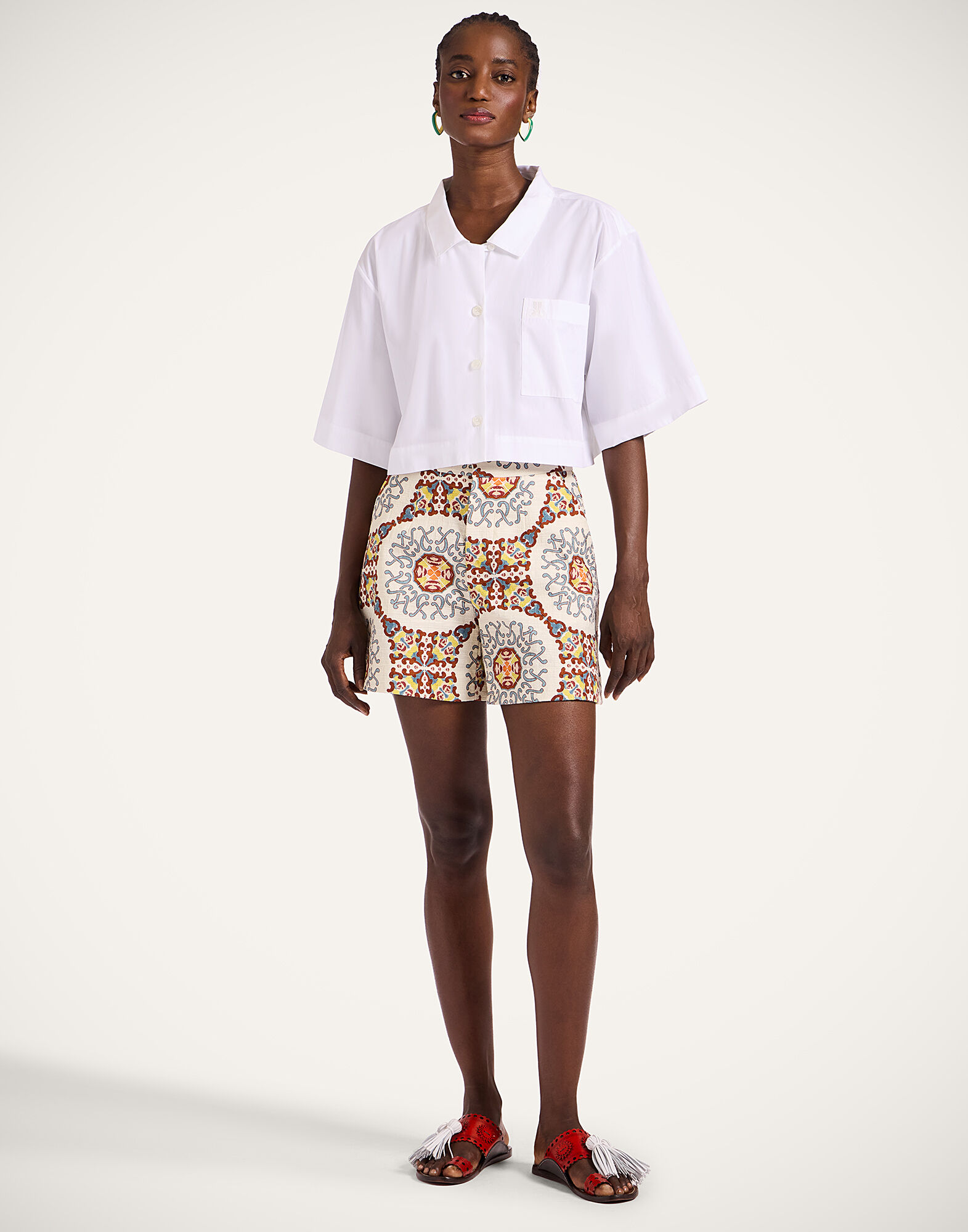 La DoubleJ Good Butt Shorts Ballata Ivory TRO0010COT005BAL01WH04