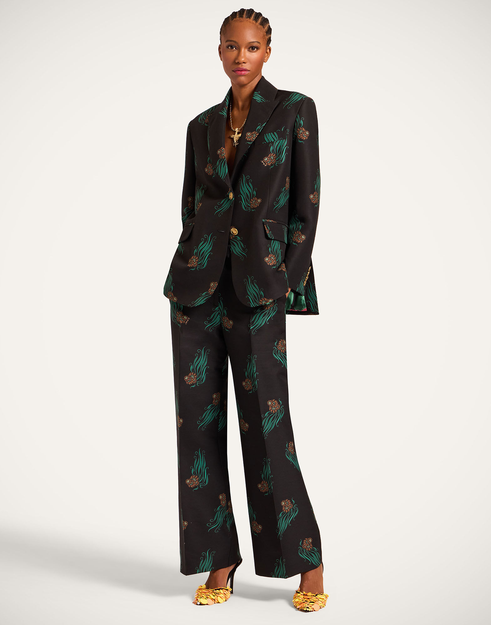 La DoubleJ Let Loose Pants Lemuria Black TRO0149CAD001LEM01BL01