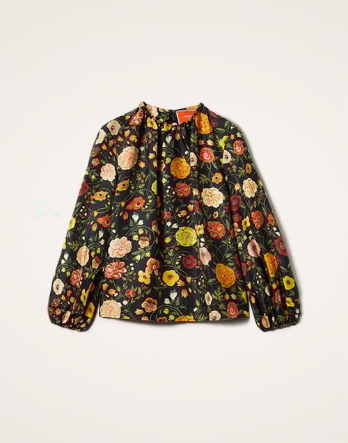 La DoubleJ Charming Top Botticelli Black TOP0021SIL001CEL01BL01