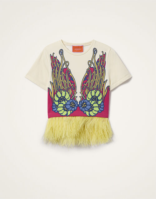 La DoubleJ La Scala Tee Lemuria Plac&eacute;e Pink TSH0038JER040LEM02PI01