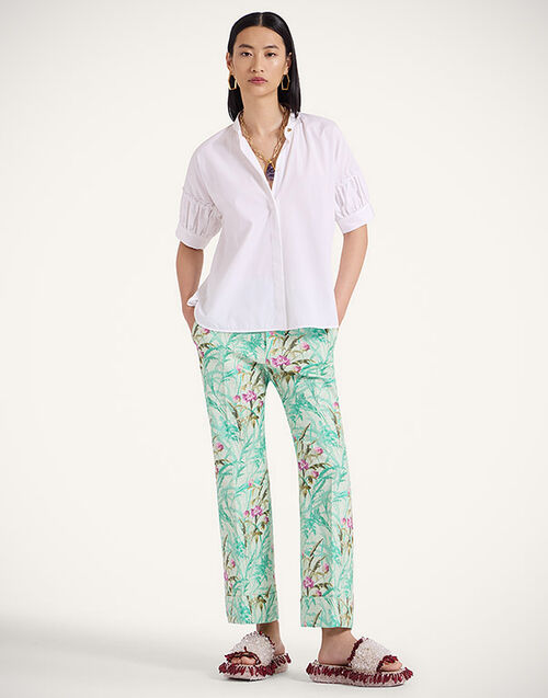 La DoubleJ Hendrix Pants Heath Mint TRO0014COT005HEA01GR11