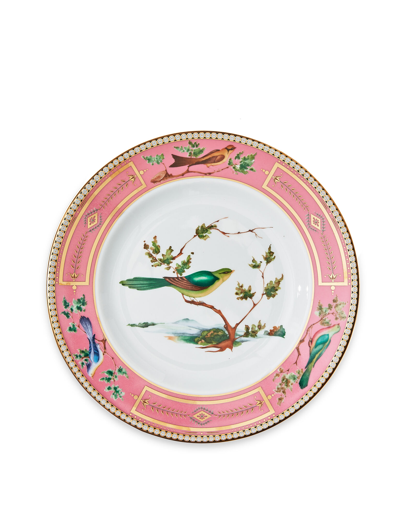 La DoubleJ Miniscalchi Soup & Dinner Plate Set 18k Gold Antique Miniscalchi DIS0055CER001MIN0003