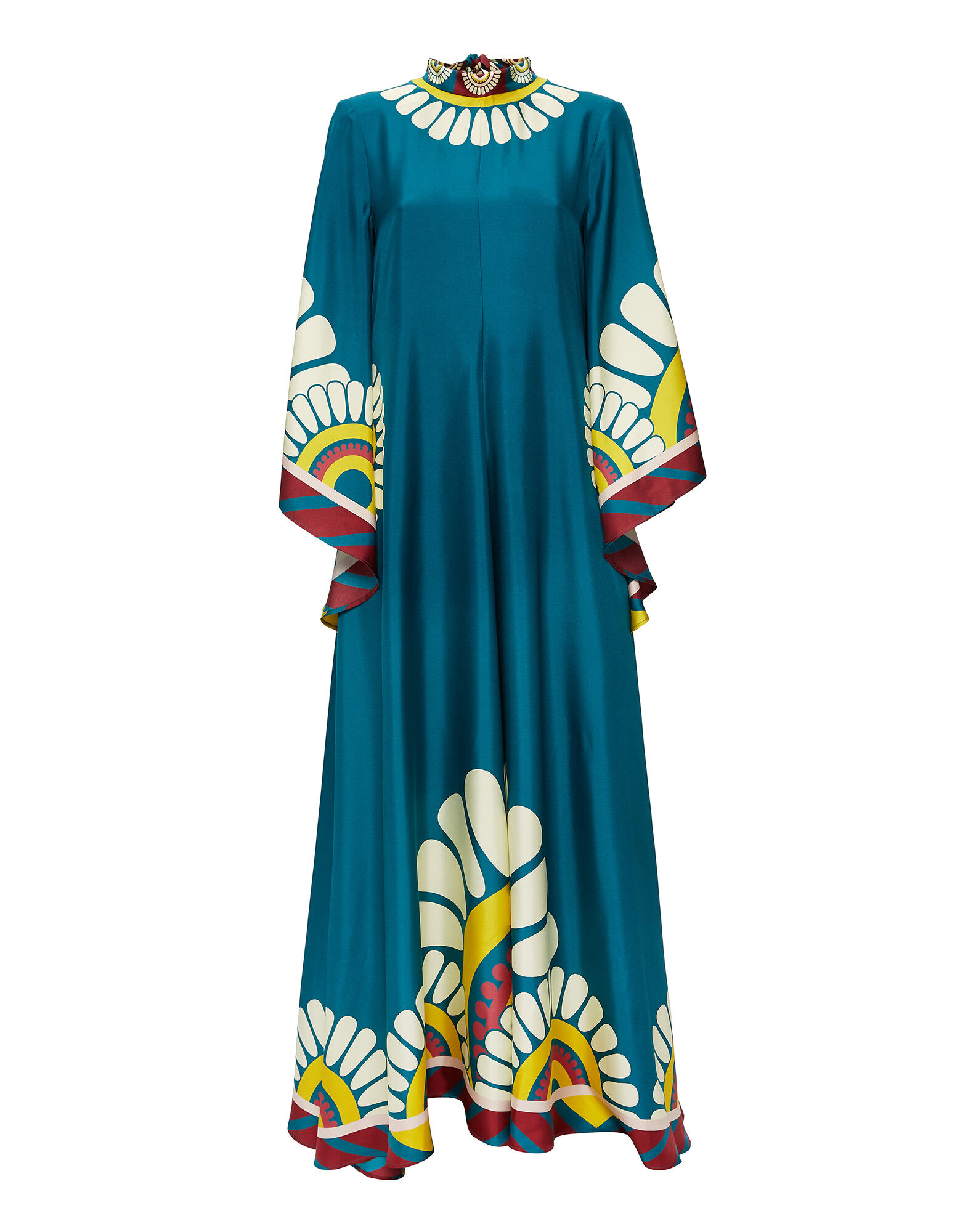 La DoubleJ Magnifico Dress Blue Solar Plac&eacute;e DRE0232SIL006SOL0005