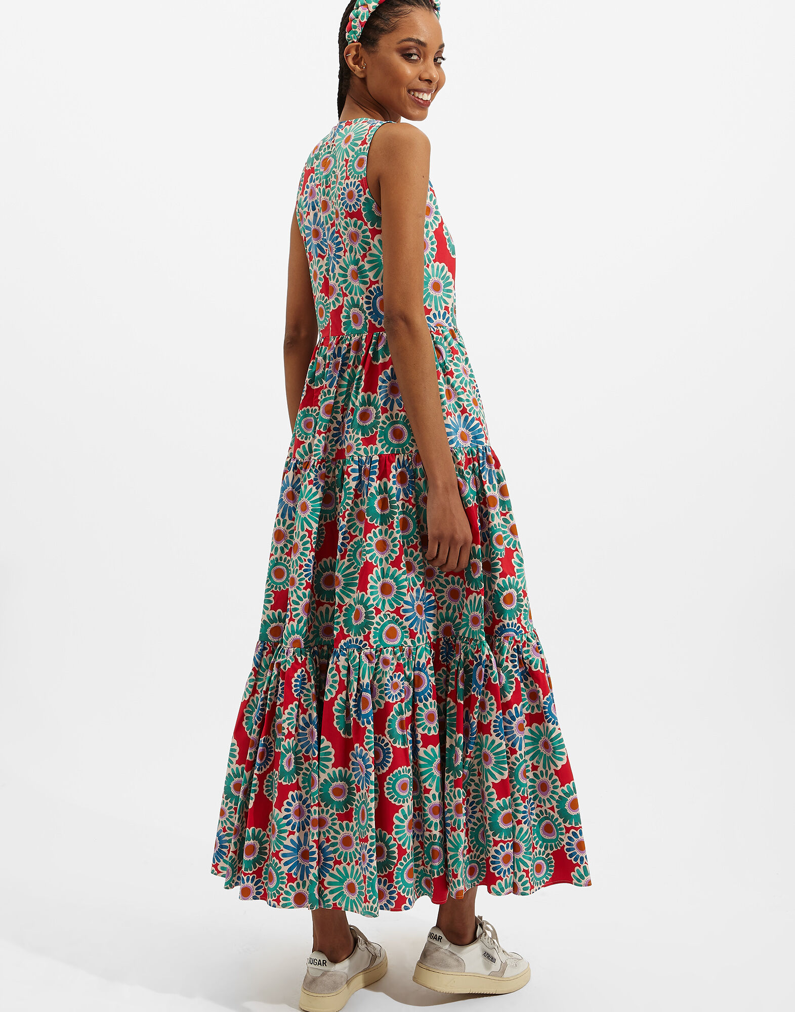La DoubleJ Sleeveless Big Dress Crazy Daisy DRE0185COT001DAY0001
