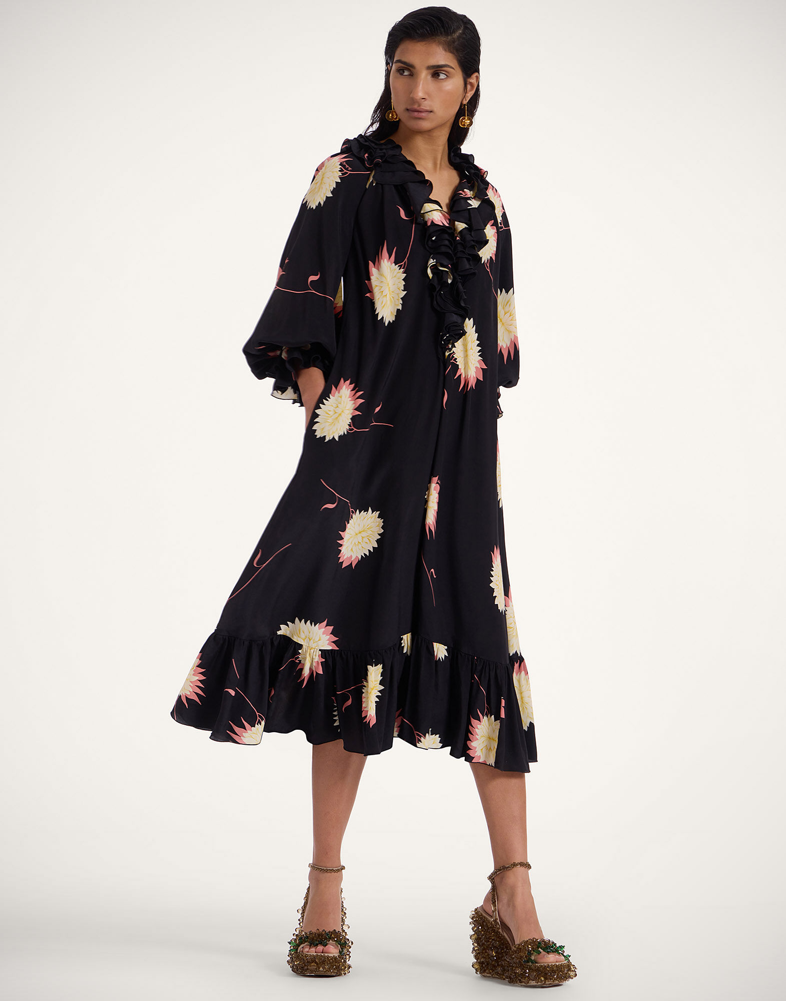 La DoubleJ Hey Jude! Dress Derby Ivory DRE0850CRE001DER01WH04