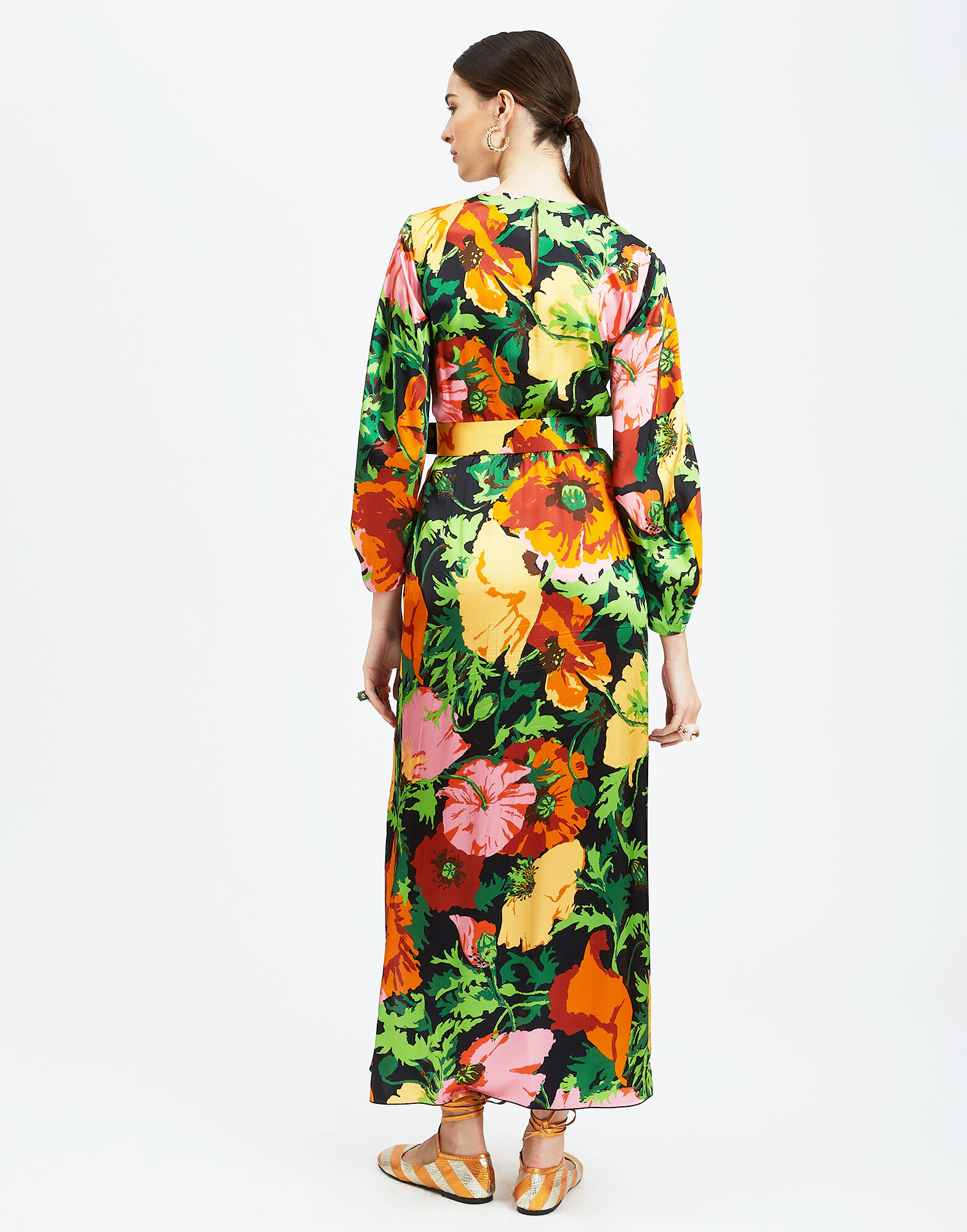 La DoubleJ Penny Dress Wonderland Black DRE0631VIS012WON01BL01