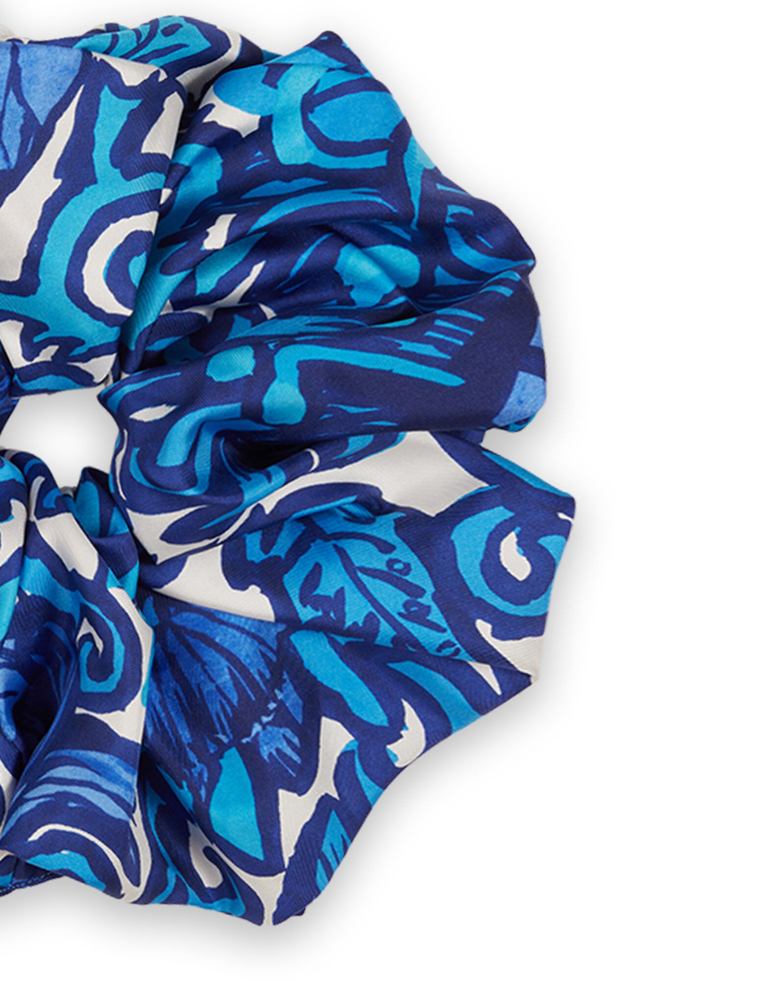 La DoubleJ Giga Scrunchie Anemone SCR0003SIL001ANE01BU03