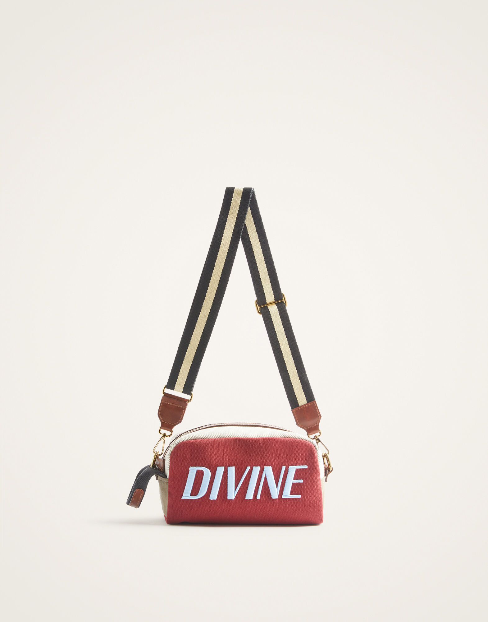 La DoubleJ Divine Beauty Bag Solid Bordeaux BAG0090COT079SOLIDRE02