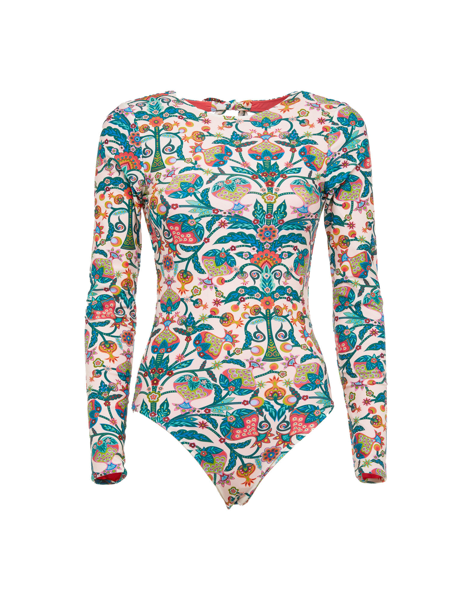 LaDoubleJ Surf Suit Tree Of Life Bianco SWI0001LYC001TFL0003