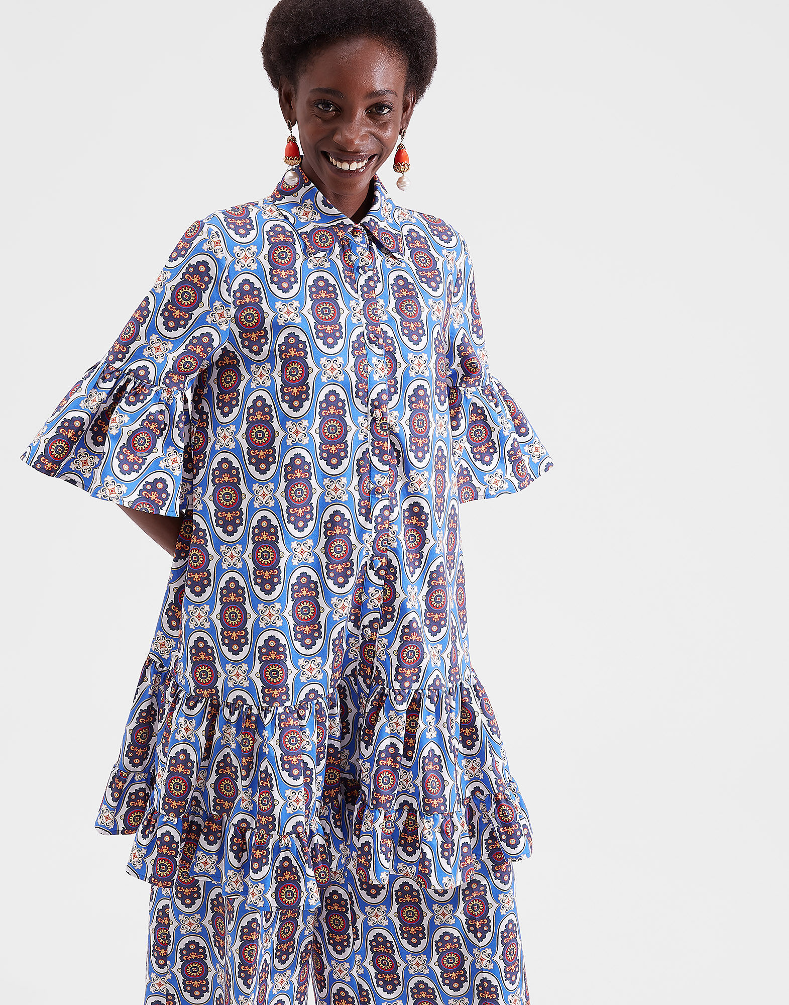 LaDoubleJ Choux Dress Amalfi DRE0193COT001AMA0001