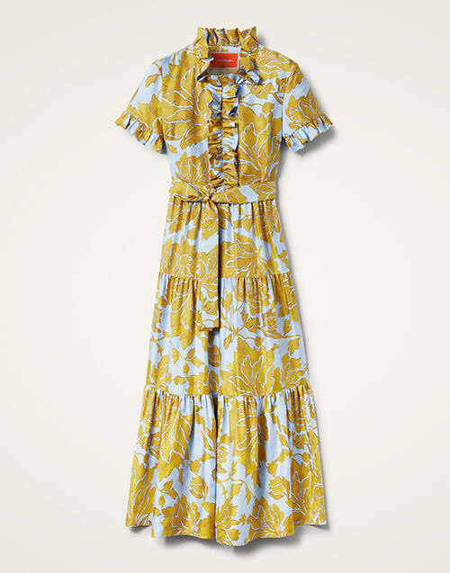 La DoubleJ Long And Sassy Dress Tangle Light Blue DRE0017SIL001TAN01BU01