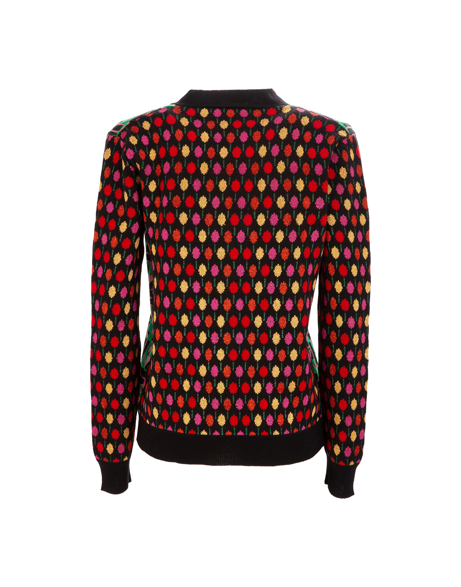 LaDoubleJ Cardigan Geometrico Verde/Ping Pong Multi PUL0016KNI011PIN0003