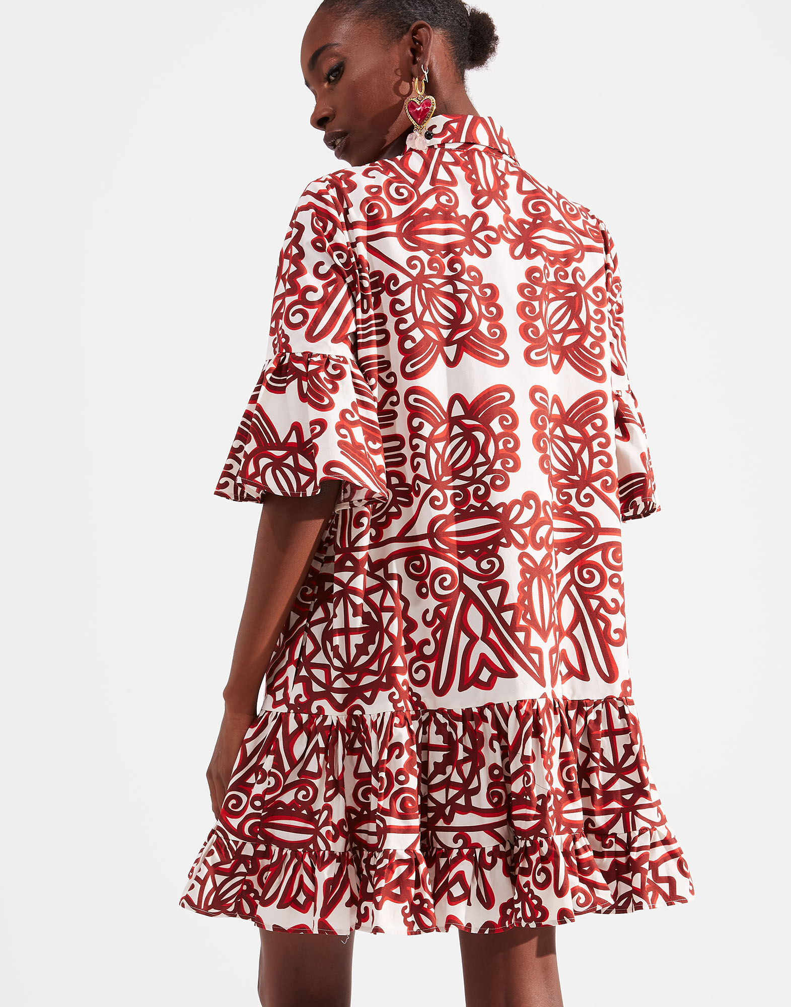 La DoubleJ Choux Dress Parnaveg DRE0193COT001PRN0001