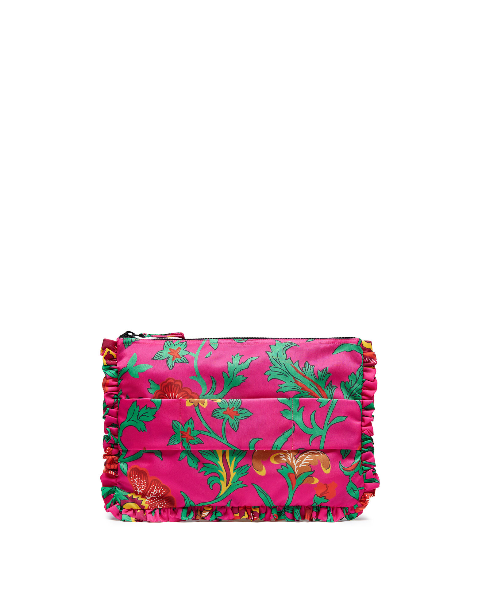 LaDoubleJ Hand Pochette Dragon Flower Fucsia BAG0002NYL001DRA0004