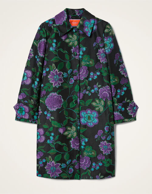 La DoubleJ Precious Coat Botanical Black JAC0122JCQ144BOT01BL01
