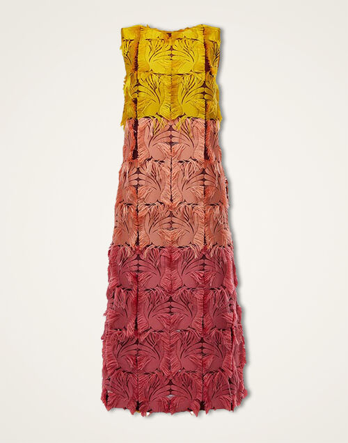 La DoubleJ Column Dress Jacquard Multicolor DRE0389JAC031MUL0046